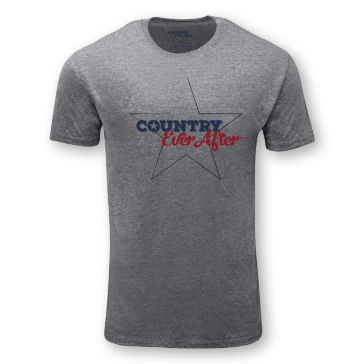 Country Ever After Logo Tee - Grey
