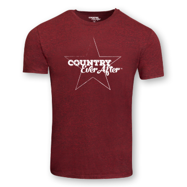 Country Ever After Logo Tee - Red